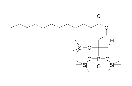 BISTRIMETHYLSILYL(3-LAUROYLOXY-1-TRIMETHYLSILYLOXY-1-METHYLPROPYL)PHOSPHONATE