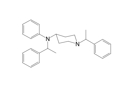 N-Phenyl-N-(1-phenylethyl)-1-(1-phenylethyl)piperidin-4-amine