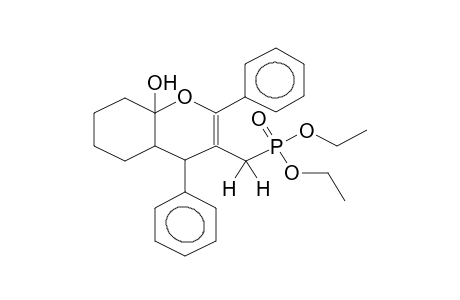 DIETHYL (8A-HYDROXY-2,4-DIPHENYL-4A,5,6,7,8,8A-HEXAHYDROCHROMENYL-3)METHYLPHOSPHONATE