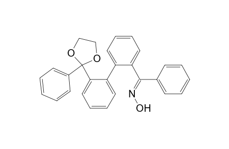 [2'(2-phenyl-1,3-dioxolan-2-yl)[1,1'-biphenyl]-2-yl]phenylmethanone oxime