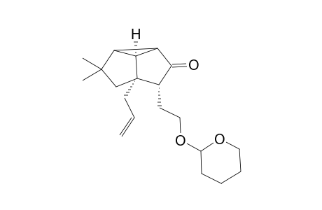 (1RS,2SR,4SR,5RS,8SR)-7,7-Dimethyl-5-(2-propen-1-yl)-4-[2-(tetraydropyran-2-yl)oxy]tricyclo[3.3.0.0(2,8)]octane-3-one