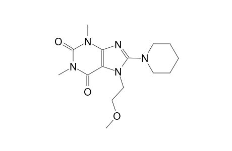 7-(2-methoxyethyl)-1,3-dimethyl-8-(1-piperidinyl)-3,7-dihydro-1H-purine-2,6-dione
