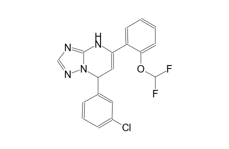 [1,2,4]triazolo[1,5-a]pyrimidine, 7-(3-chlorophenyl)-5-[2-(difluoromethoxy)phenyl]-4,7-dihydro-