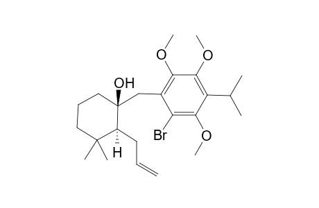 (1S,2S)-1-[(2-bromanyl-3,5,6-trimethoxy-4-propan-2-yl-phenyl)methyl]-3,3-dimethyl-2-prop-2-enyl-cyclohexan-1-ol