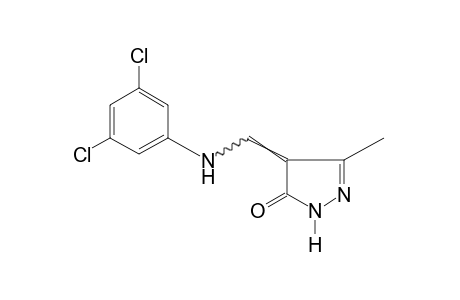 4-[(3,5-DICHLOROANILINO)METHYLENE]-3-METHYL-2-PYRAZOLIN-5-ONE