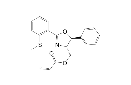 2-((2'-Methylthio)phenyl)-5-phenyloxazolinyl-4-methylpropenoate