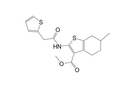 methyl 6-methyl-2-[(2-thienylacetyl)amino]-4,5,6,7-tetrahydro-1-benzothiophene-3-carboxylate