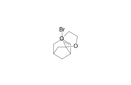 Spiro[bicyclo[3.2.1]oct-3-ene-6,2'-[1,3]dioxolane], 3-bromo-