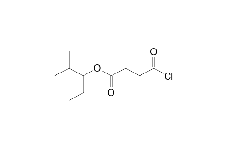 Succinic acid, monochloride 2-methylpent-3-yl ester