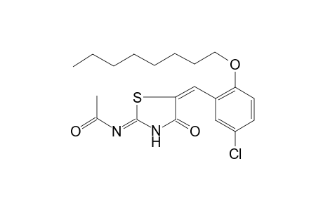 N-[(5E)-5-(5-chloro-2-octoxy-benzylidene)-4-keto-2-thiazolin-2-yl]acetamide