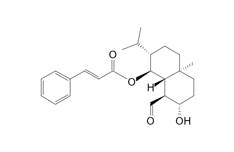 2-Propenoic acid, 3-phenyl-, 8-formyldecahydro-7-hydroxy-4a-methyl-2-(1-methylethyl)-1-naphthaleny l ester, [1S-(1.alpha.,2.alpha.,4a.alpha.,7.alpha.,8.beta.,8a.beta.)]-