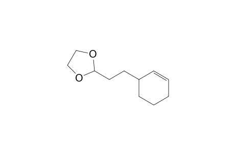 2-(2-Cyclohex-2-enylethyl)-1,3-dioxolane