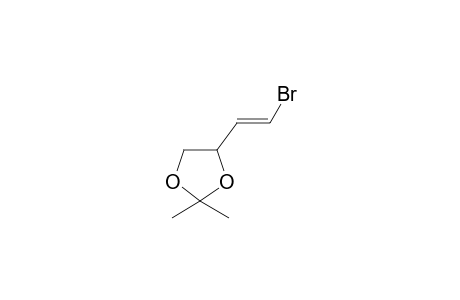 4-[(E)-2-bromoethenyl]-2,2-dimethyl-1,3-dioxolane