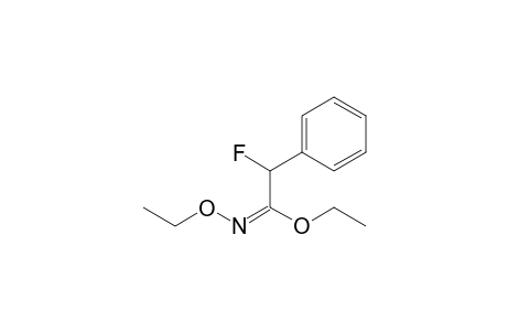 Ethyl N-ethoxy-2-fluoro-2-phenylacetimidate