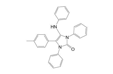 2H-Imidazol-2-one, 1,3-dihydro-4-(4-methylphenyl)-1,3-diphenyl-5-(phenylamino)-