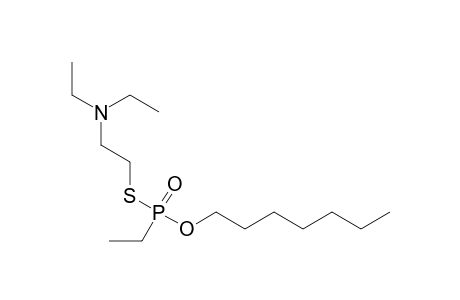 o-(n-Heptyl) S-(2-diethylaminoethyl) ethylphosphonothiolate