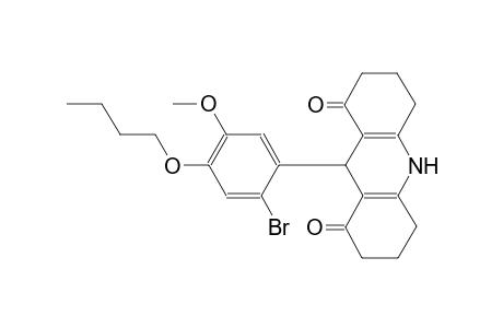 9-(2-bromo-4-butoxy-5-methoxyphenyl)-3,4,6,7,9,10-hexahydro-1,8(2H,5H)-acridinedione