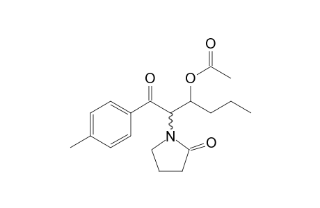 1-Oxo-2-(2-oxopyrrolidin-1-yl)-1-(p-tolyl)hexan-3-yl acetate