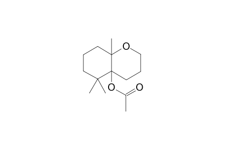 5,5,8a-Trimethylhexahydro-2H-chromen-4a(5H)-yl acetate