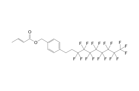 [4-(3,3,4,4,5,5,6,6,7,7,8,8,9,9,10,10,10-heptadecafluorodecyl)phenyl]methyl (E)-but-2-enoate
