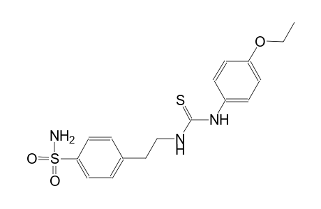 benzenesulfonamide, 4-[2-[[[(4-ethoxyphenyl)amino]carbonothioyl]amino]ethyl]-
