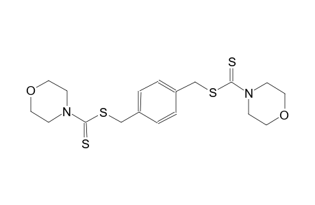 4-morpholinecarbodithioic acid, [4-[[(4-morpholinylcarbonothioyl)thio]methyl]phenyl]methyl ester