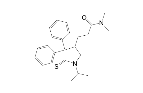 N,N-dimethyl-4,4-diphenyl-1-isopropyl-5-thioxo-3-pyrrolidinepropionamide