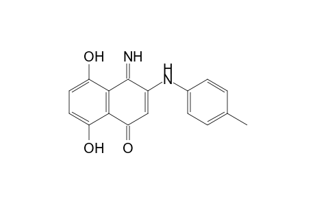 5,8-Dihydroxy-4-imino-3-(p-toluidino)-1(4H)-naphthalenone