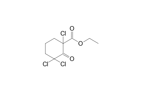 1,3,3-trichloro-2-keto-cyclohexane-1-carboxylic acid ethyl ester