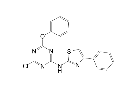 1,3,5-triazin-2-amine, 4-chloro-6-phenoxy-N-(4-phenyl-2-thiazolyl)-