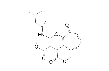 Dimethyl 4,9-Dihydro-9-oxo-2-[(1,1,3,3-tetramethylbutyl)amino]cyclohepta[b]pyran-3,4-dicarboxylate