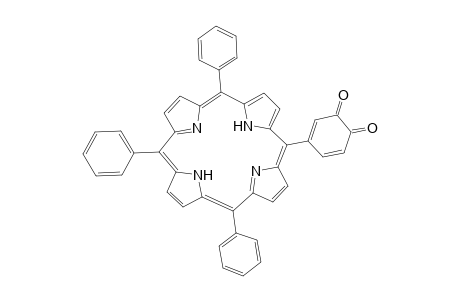 4-(10',15',20'-Triphenylporphyrin-5'-yl)-1,2-benzoquinone