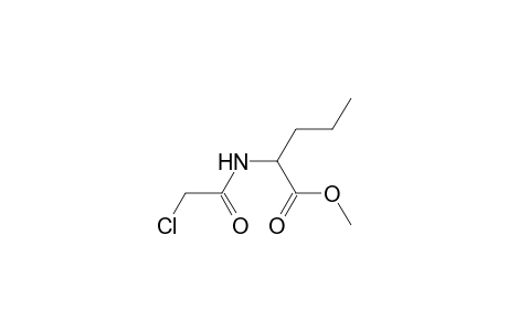 L-Norvaline, N-(chloroacetyl)-, methyl ester