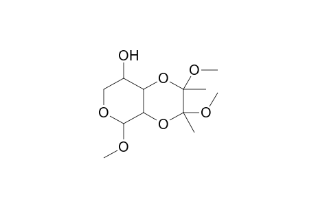 2,8,9-Trimethoxy-8,9-dimethyl-3,7,10-trioxabicyclo[4.4.0]decane-5-ol