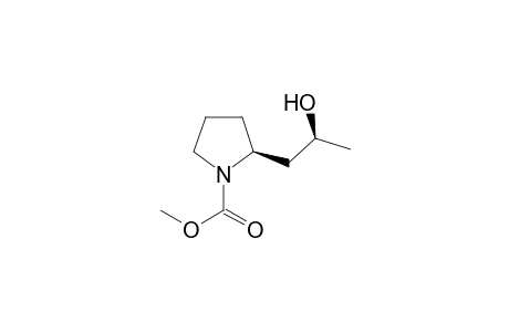Methyl 2-(2-Hydroxypropyl)pyrridiline-1-carboxylate