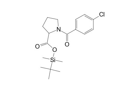 1-(4-Chlorobenzoyl)proline, tert-butyldimethylsilyl ester