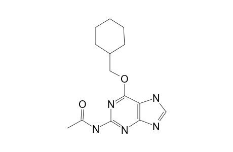 6-(Cyclohexylmethoxy)-7H-purin-2-amine, N-acetyl-