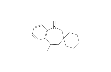 Spiro[5-Methylbenzo[f]2-azepine-3,1'-cyclohexane]