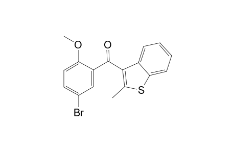 (5-Bromo-2-methoxyphenyl)(2-methyl-1-benzothiophen-3-yl)methanone