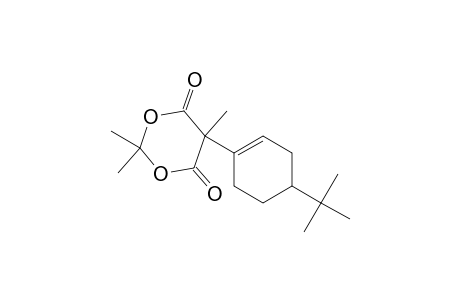 5-(4-tert-Butyl-1-cyclohexenyl)-2,2,5-trimethyl-1,3-dioxane-4,6-dione