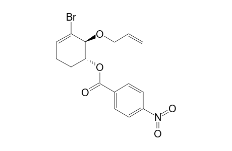 (1R,2S)-2-(Allyloxy)-3-bromo-3-cyclohexenyl - (4'-nitrophenyl)carbonate