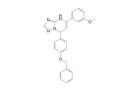 7-[4-(benzyloxy)phenyl]-5-(3-methoxyphenyl)-4,7-dihydro[1,2,4]triazolo[1,5-a]pyrimidine