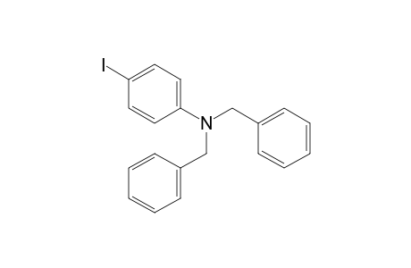 Benzenemethanamine, N-(4-iodophenyl)-N-(phenylmethyl)-