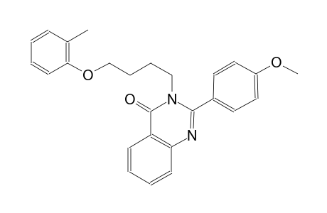 2-(4-methoxyphenyl)-3-[4-(2-methylphenoxy)butyl]-4(3H)-quinazolinone