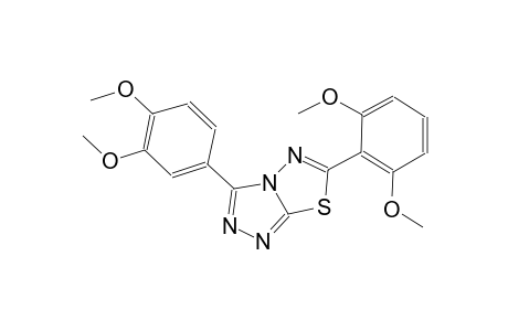 6-(2,6-dimethoxyphenyl)-3-(3,4-dimethoxyphenyl)[1,2,4]triazolo[3,4-b][1,3,4]thiadiazole