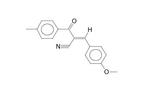 (E)-PARA-METHYL-1-CYANO-1-(4-METHOXYBENZYLIDENE)ACETOPHENONE