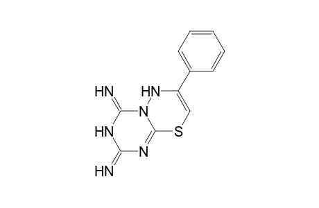 (4-imino-7-phenyl-6H-[1,3,5]triazino[2,1-b][1,3,4]thiadiazin-2-yl)amine