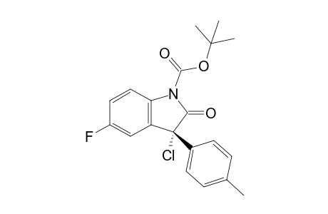 (R)-tert-Butyl 3-chloro-3-(p-tolyl)-5-fluoro-2-oxoindoline-1-carboxylate