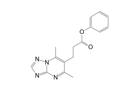 [1,2,4]triazolo[1,5-a]pyrimidine-6-propanoic acid, 5,7-dimethyl-,phenyl ester