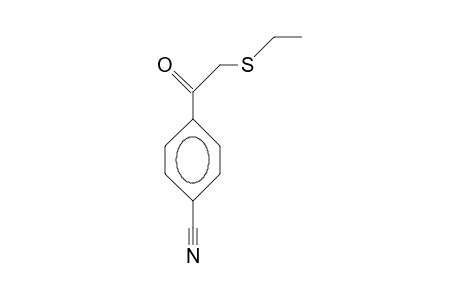 4'-Cyano-2-ethylthio-acetophenone